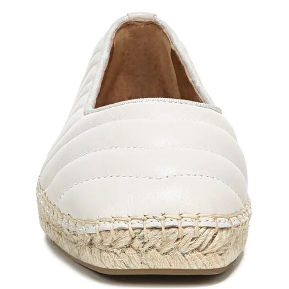 Franco Sarto Kiya Quilted Square Cream Espadrille - Picture 4 of 7